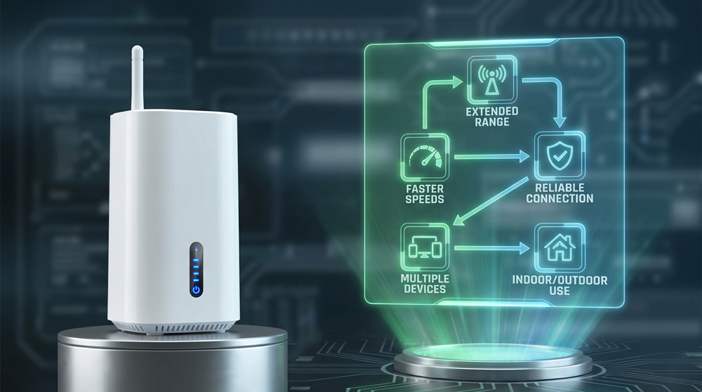 firstnet cell booster, firstnet cell booster, firstnet cell phone booster, cell phone signal booster, improved coverage, amplifies signal, third-party options, booster from anywhere, weak outside signal, signal failures, how boosters work